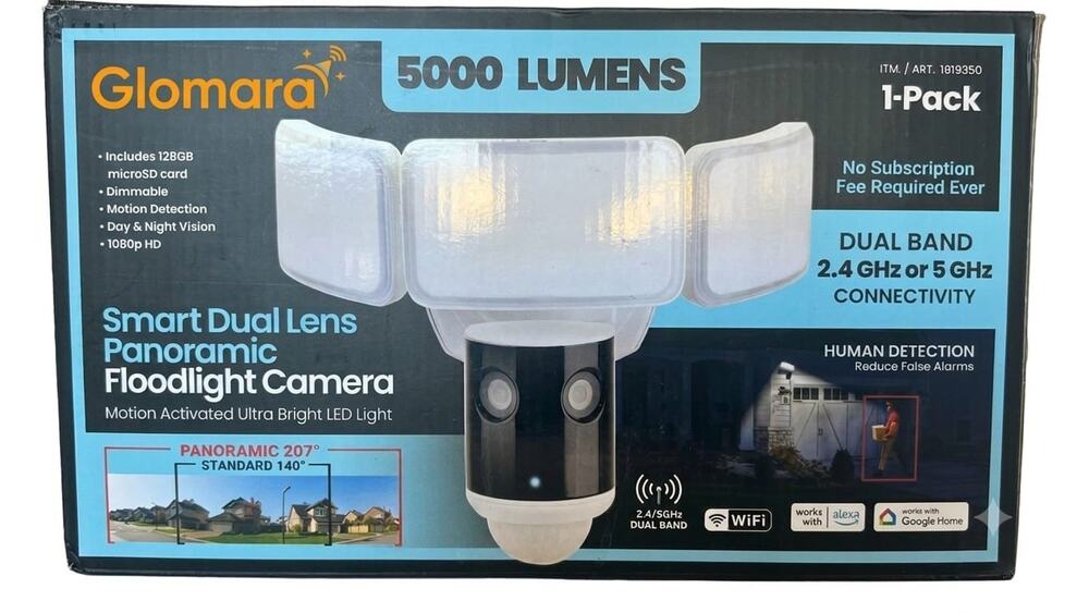 Feit Electric SEC5000/CAM2 5000 Lumen Smart Floodlight Camera 128GB